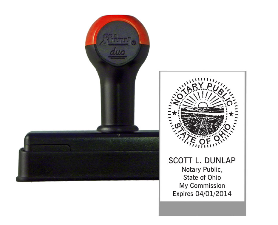 Ohio Notary Stamps from Indiana Stamp, located in Fort Wayne, Indiana